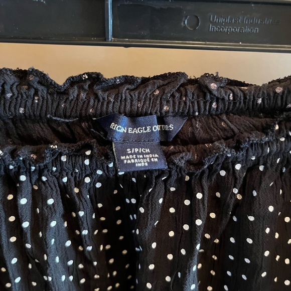 American Eagle off the shoulder blouse sz sm - Picture 2 of 3